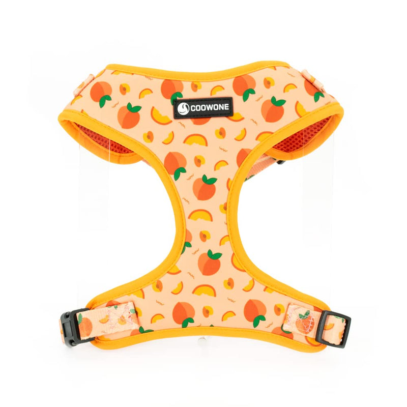 No Pull Dog Harness with Leash Set Adjustable Puppy Harnesses Breathable Mesh Padded Pet Outdoor Walking Training Supplies for Medium Small Pets S Peach - BeesActive Australia