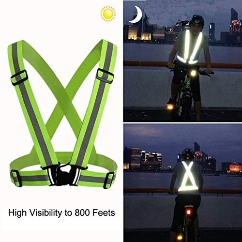 ONESWI Reflective Vest Running Gear Ultralight Runner Safety Vest, High Visibility Adjustable Reflective Safety Vest for Night Cycling,Hiking, Jogging,Dog Walking (2Pcs Black) … - BeesActive Australia