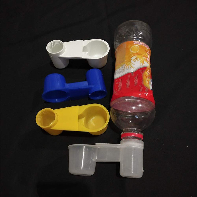 MUDUODUO 12Pcs Automatic Bird Drinker Cups Upgraded Pigeon Water Bottle Feeder for Cage YELLOW - BeesActive Australia
