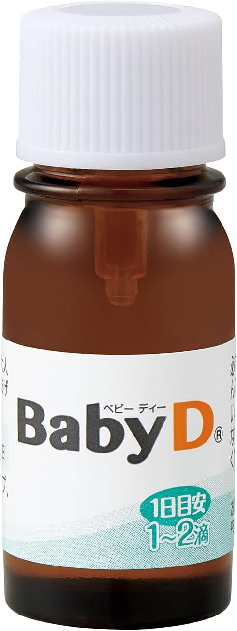 Jintan Morishita BabyD 4.2g (approximately 90 drops) [Nutritional functional food supplement Vitamin D supplement liquid Calcium absorption support Helps bone formation] - BeesActive Australia