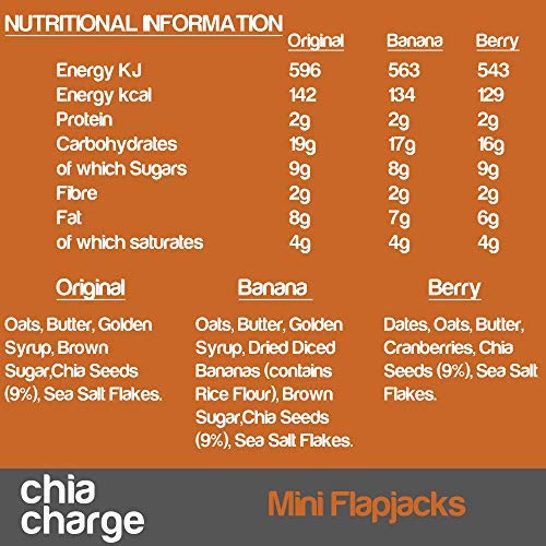 CHIA CHARGE Energy & Vegan Protein Bars - Healthy Snack Bar - Best Vegetarian Energy Bars - Healthy Snack Bar - Yorkshire Bakery- 10 of The Best Energy Bars & Protein Bars - BeesActive Australia