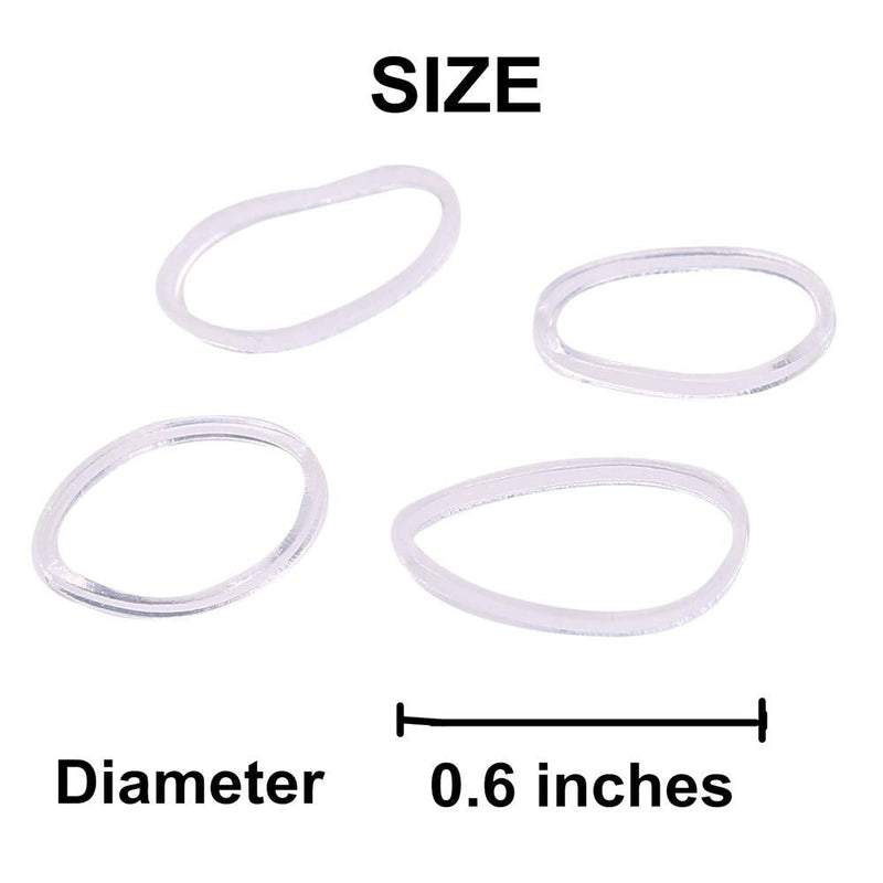 Sufermoe Dog Hair Ties Pet Rubber Bands Hair Grooming Top Knots Pet Hair Bows Topknot Rubber Band Hair Bows Grooming Accessories 1500 Count Clear - BeesActive Australia