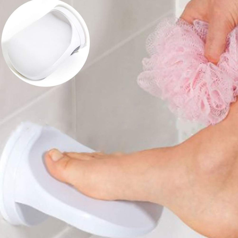 Leikance Suction Cup Foot Rest,Plastic Bathroom Foot Rest Shower Shaving Leg Aid Foot Rest Step Shower for Home Hotel Bathroom - BeesActive Australia