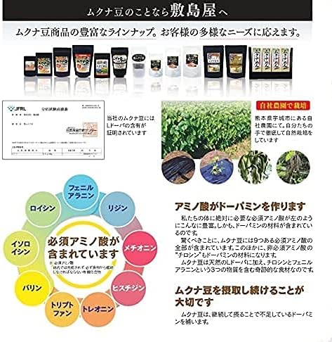 Mukuna Bean Powder (Yasho Bean Powder), 3.2 oz (90 g), Additive-free, 100% Japanese Mukuna Beans, No Pesticides - BeesActive Australia