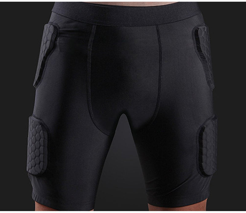 yingfeg bb Men’s Padded Shorts Training Compression Protective Underwear Hip Butt Pad Short X-Large - BeesActive Australia
