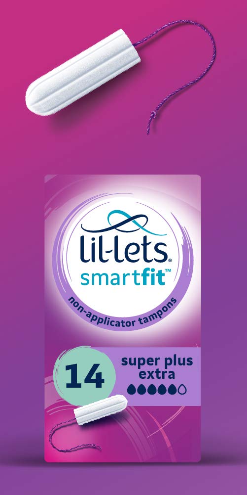 Lil-Lets Non-Applicator Super Plus Extra Tampons, 1 Pack of 14, Very Heavy Flow & Non-Applicator Ultra Tampons, Pack of 10 - BeesActive Australia