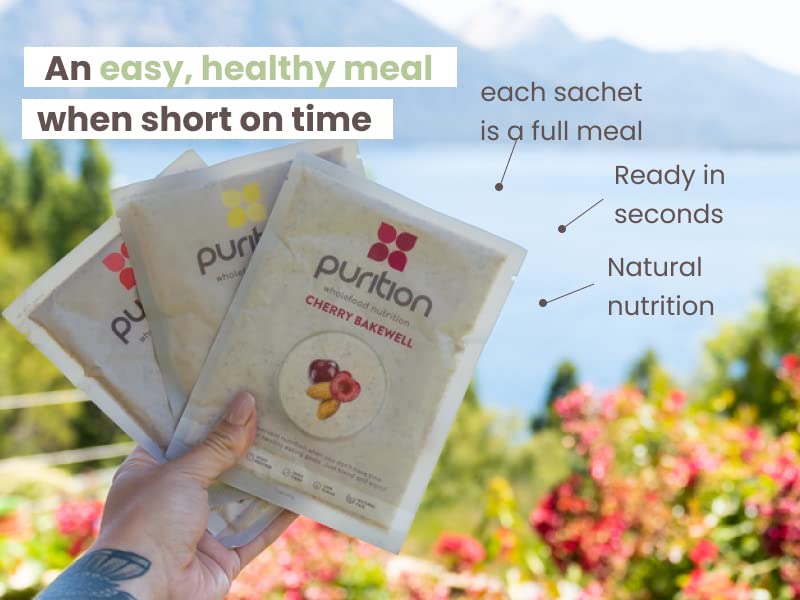 Purition Vegan Trial Box | Premium Dairy Free High Protein Powder for Keto Shakes and Smoothies with Only Natural Ingredients for Weight Loss | 12 x 40g sachets - BeesActive Australia