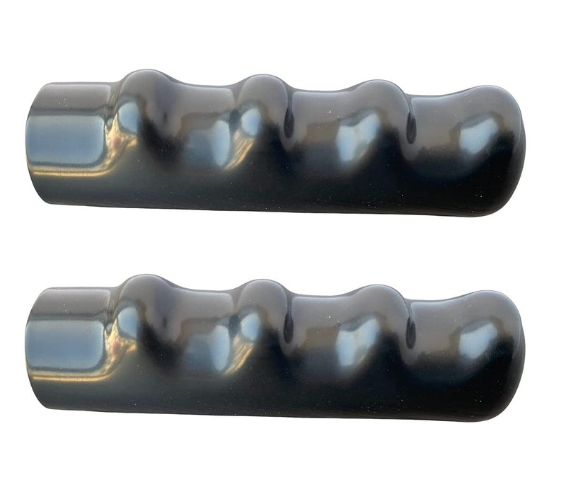 Comfort Axis Classic Finger Nubs 1” Black Handlebar Grips – 1 Pair - BeesActive Australia