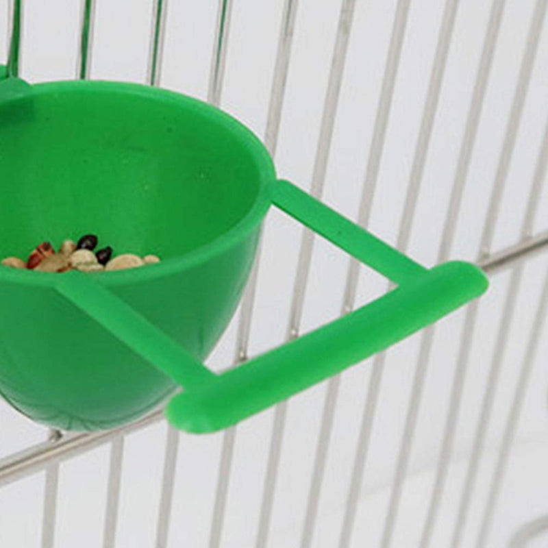 balacoo 10Pcs Bird Feeding Cups Bird Cage Feeders Parrot Feeding Bowls Water Bowl Bird Cage Accessory for Bird Parrot Macaw - BeesActive Australia