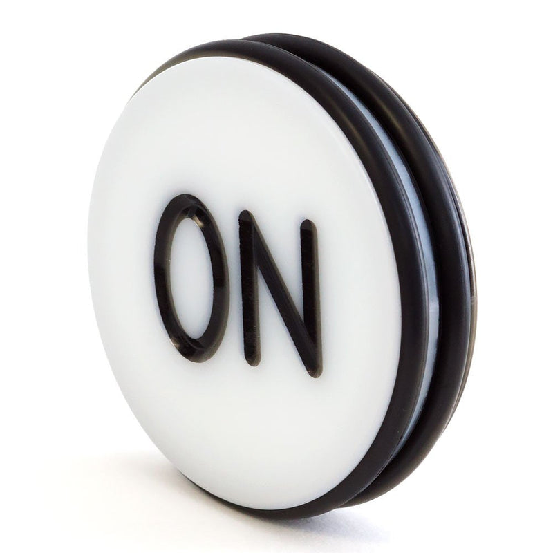 GSE Games & Sports Expert Double-Sided Acrylic Casino Craps ON/Off Puck, 3 Inch Diameter - BeesActive Australia