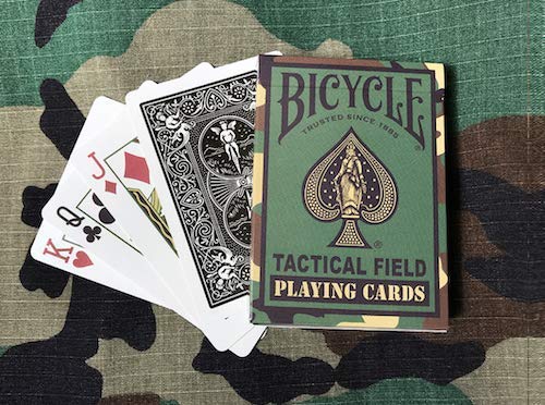 [AUSTRALIA] - Bicycle Tactical Field Playing Cards 2 Deck Set 