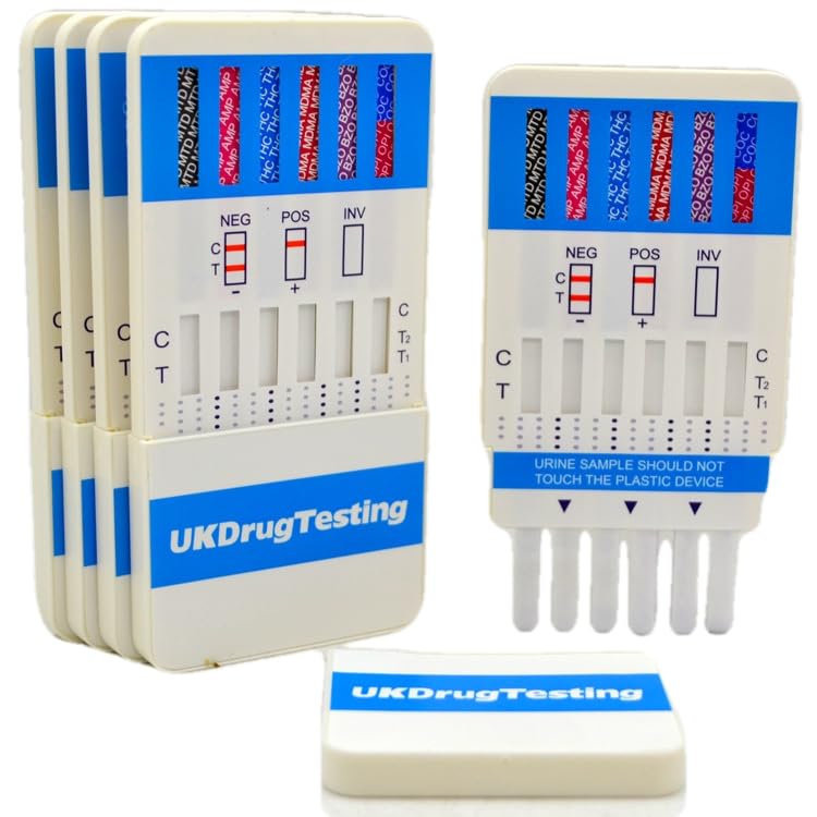 5 x Home Drug Test Kits UKDrugTesting drug testing kits for 7 common drugs of abuse in each test - BeesActive Australia