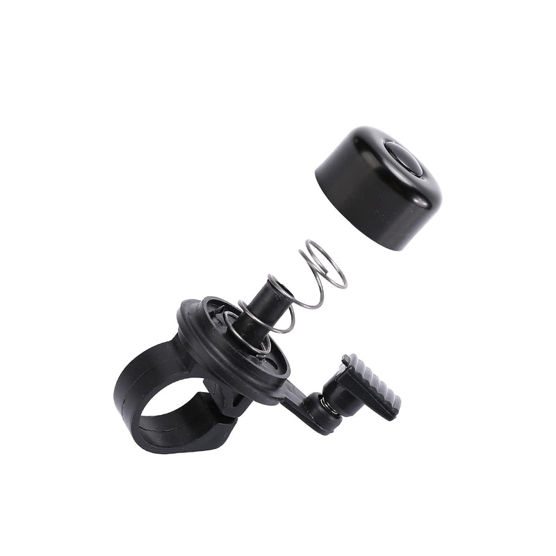 GSM Brands Bike Bell for Bicycle, 2pcs Mini Aluminum, Classic Loud Sound Pack of Two Black Bells Fit Handlebars .87-.89" - BeesActive Australia