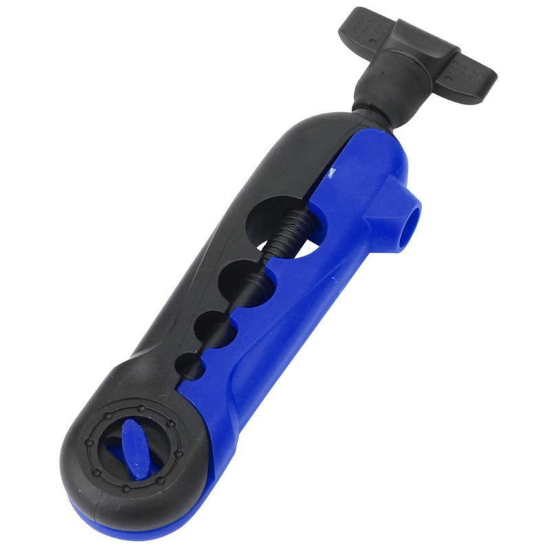 Bnineteenteam Mini Fishing Line Spooler Fishing Winder Reel Fishing Tackle Tool for Various Size Rod Blue Black - BeesActive Australia