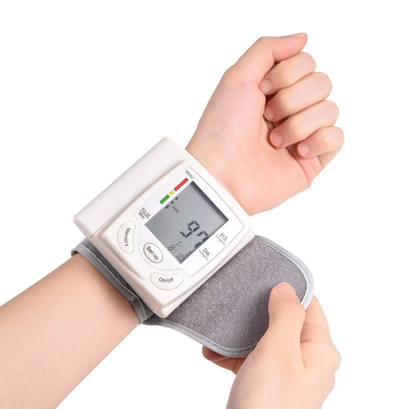Blood Pressure Monitor - Smart Digital LCD Wrist Cuff Blood Pressure Measuring Tool Measurement Home - BeesActive Australia