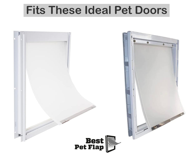 Best Pet Flap XLDog Door Compatible with Ideal Products Designer Series DSPRFXL RFXLN - Measures 10.5'' x 15'' Longer Lasting, Most Energy Efficient, Less Shrinkage, BPA Free (BPFXLN) - BeesActive Australia