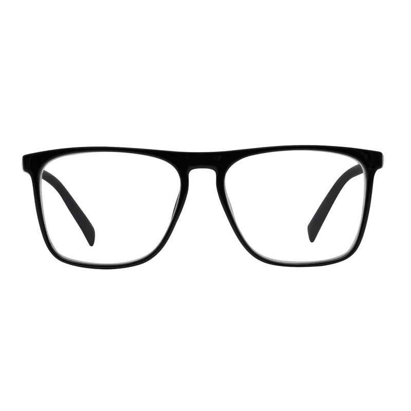 OCCI CHIARI Large Reading Glasses for Men, Mens Fashion Reader Square Frame 0 1.0 1.25 1.50 1.75 2.00 2.25 2.50 2.75 3.00 3.50... A-black 0.0 x - BeesActive Australia