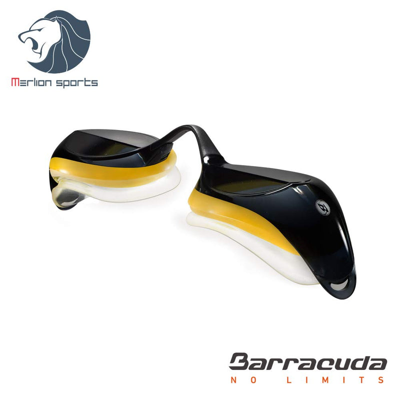 Barracuda Bolt Swim Goggle for Adults IE-90255 Smk/Yel - BeesActive Australia