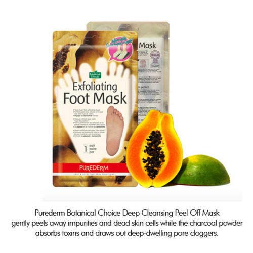 Purederm Exfoliating Foot Mask - Peels Away Calluses and Dead Skin in 2 Weeks! (3 Pack (3 Treatments), Regular) - BeesActive Australia