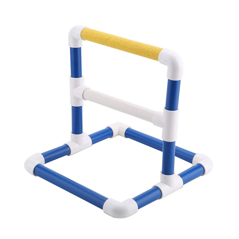 Parrot Training Stand Pet Bird Table Perch Stands PVC Bird Standing Platform Bird Shower Bath Stand Rack Standing Gym Training Grinding Toy Playstand Holder Scrub - BeesActive Australia