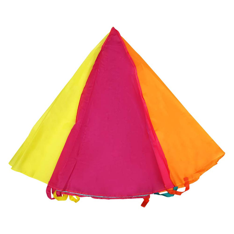 [AUSTRALIA] - SupinefoxUS 6ft Play Parachute with 8 Handles Multicolored Parachute for Kids, Kids Play Parachute for Indoor Outdoor Games Exercise Toy 