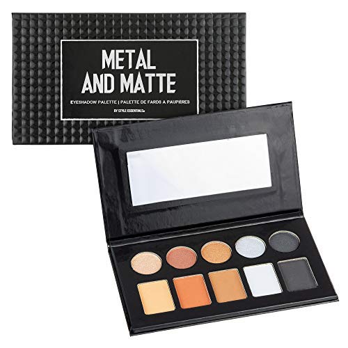 Expressions by Almar - Style Essentials Women's Cosmetics METAL & MATTE Eyeshadow Collection - 10 Color Palette - BeesActive Australia