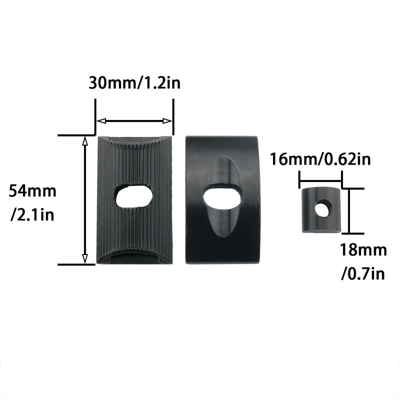 Bicycle Seatpost Head Saddle Pipe Head DGHAOP Aluminium Alloy Bike Seatpost Clamps Head Saddle Pipe Screw Seat Tube Cycling Screw Seat Tube Post Single Rod Head Parts - BeesActive Australia