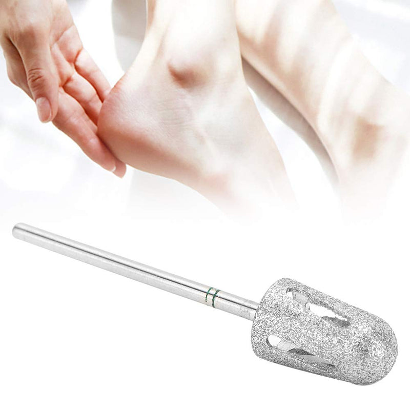 Diamond Pedicure Cone Bit, Stainless Steel Foot Nail Drill Bit Pedicure Foot Calluses Sanding Polishing Head for Cracked Skin Corns Callus Removal, Feet Filing Nails For Manicure and Pedicure - BeesActive Australia
