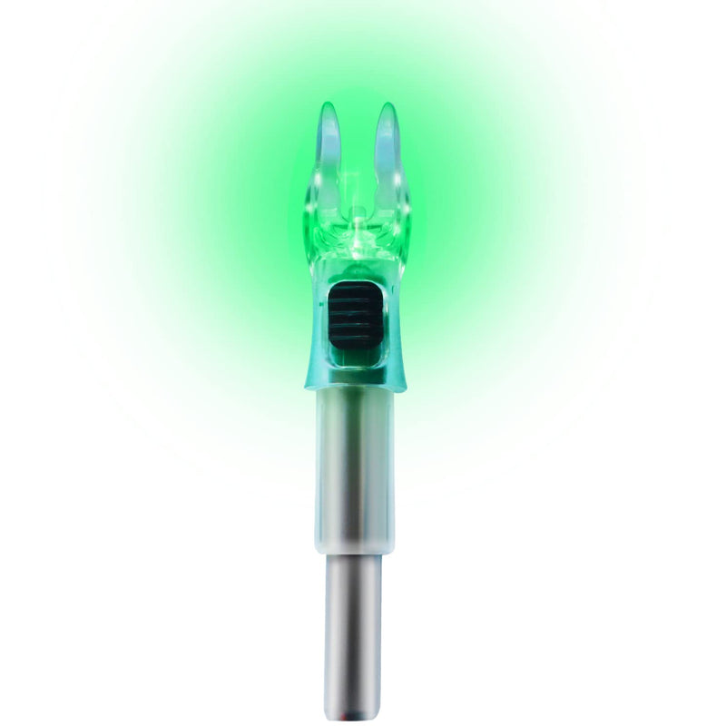 DEEPOWER S Lighted Nock for Arrows with .244/6.2mm Inside Diameter with ON/Off Switch Arrow Nocks for Archery Hunting Green - BeesActive Australia