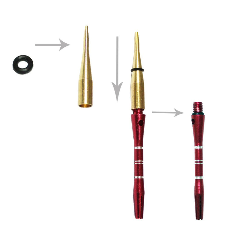 [AUSTRALIA] - Rubber Dart Shaft O Ring, Dart Shaft Ring, Keep Shaft Tight, Dart Flight Protecter, Dart Accessories. Dart O Ring Black 