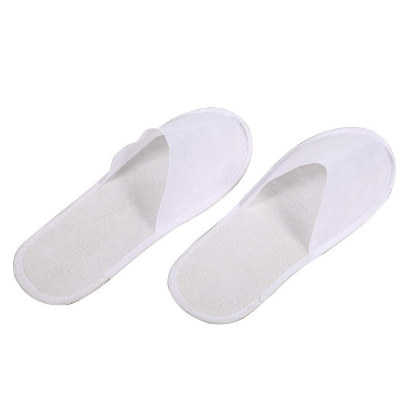 Disposable Slippers, 10 Pairs Spa Hotel Disposable Slippers Non Slip Close Toe Slippers Common Size for Women Man, 10.6 x 4.3inch (10pcs) - BeesActive Australia