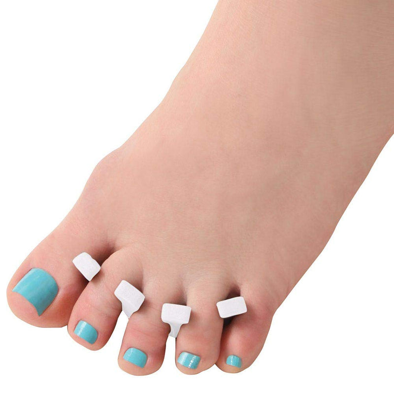 ForPro Comfy Toe Separators, White, Pedicure Toe Separators, 1 inches W x 3.5 inches L, 100-Pairs - BeesActive Australia