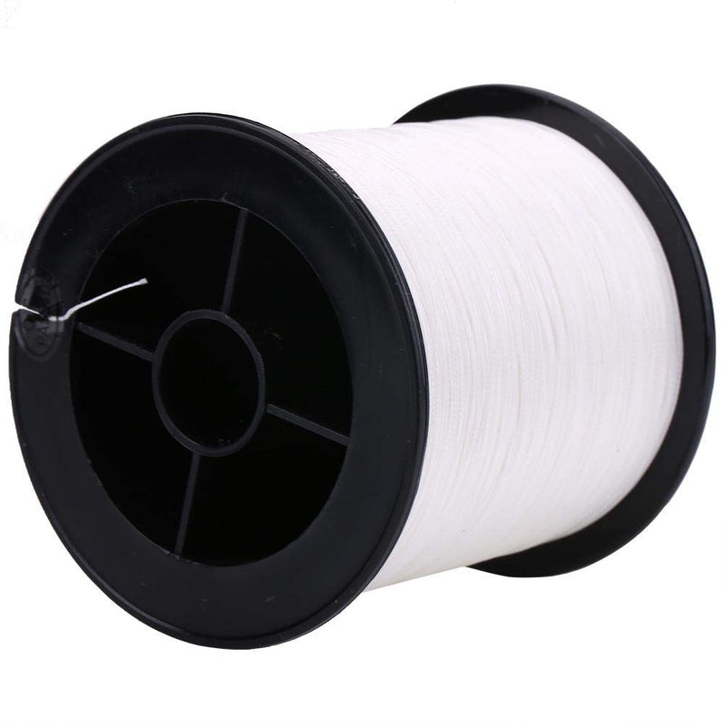 Keenso 500M Strands Fishing Lines,4 Strands Super Strong Fishing Lines PE Multifilament Fish Line Fish Rope Cord White 1.5 - BeesActive Australia