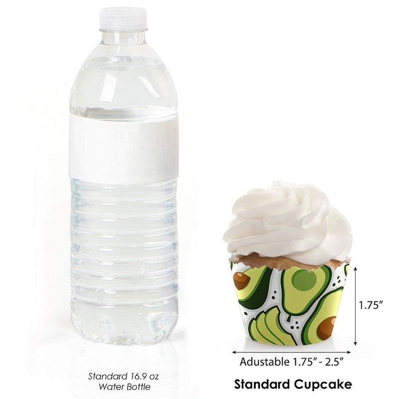 Hello Avocado - Fiesta Party Decorations - Party Cupcake Wrappers - Set of 12 - BeesActive Australia