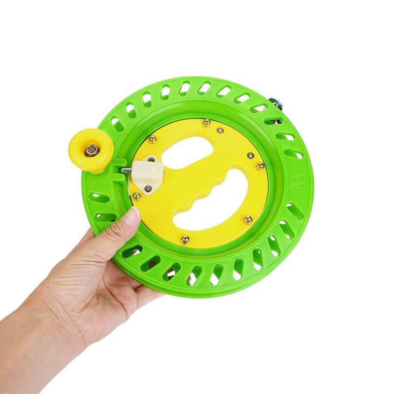 VGEBY Fishing Kite Line Spool, Plastic Wheel Reel Grip Winder Holder Tool Accessory 22cm Green - BeesActive Australia