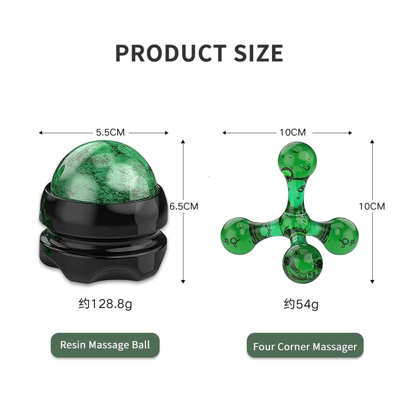 Massage Ball and Fascia Ball for Self Massage and Trigger Point Therapy Trigger Point Massager Acupressure Massage Ball Back Neck Pain Massage Roller - BeesActive Australia