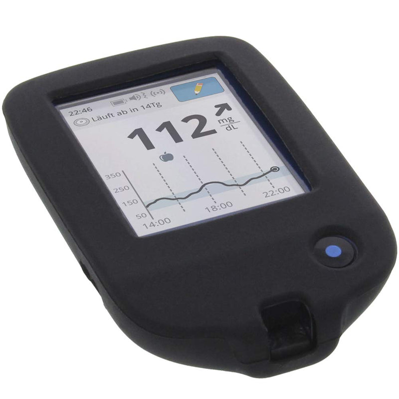 foto-kontor Case for Abbott Freestyle Libre 2 Silicone Cover black Black silicone - BeesActive Australia