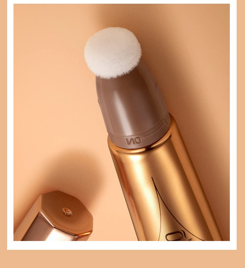 2 Colors Liquid Contour Beauty Wand, Highlighter and Bronzer Stick,Long Lasting & Smooth Natural Matte Finish,with Cushion Applicator Attached Easy to Blend. (1# / 2#) 2 Colors- 1# / 2# - BeesActive Australia
