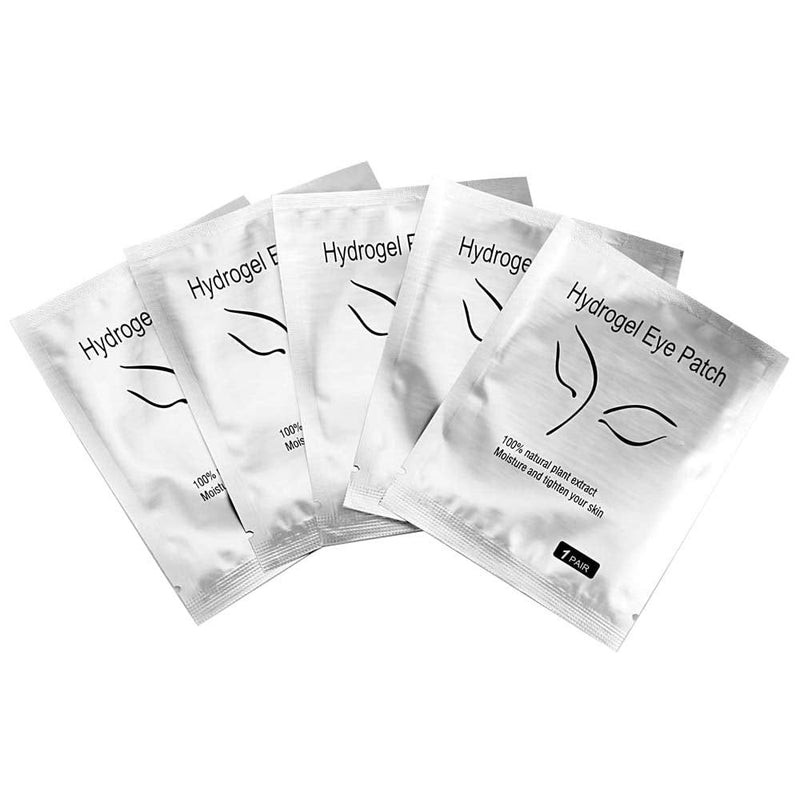 Eye Gel Pads, 100 Pairs Set Gel Eye Pads Eyelash Extension Pads Lash Gel Pads Under Eye Gel Patches,For Pro Salon and Individual Eyelash Extension - BeesActive Australia