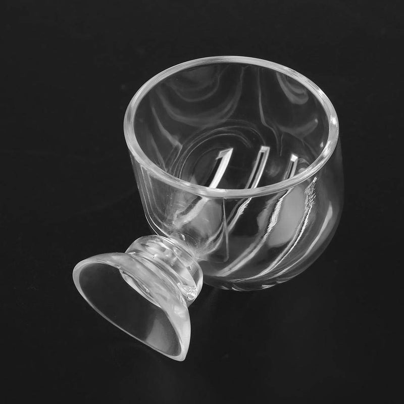 Aquarium Worms Feeder Live Red Worm Feeding Cone Cup Transparent Acrylic Fish Tank Brine Shrimp Feeder Crystal Glass Plant Feeding Container Holder with Suction Cups - BeesActive Australia