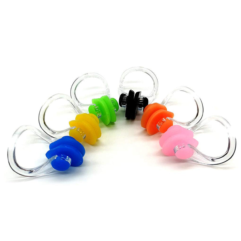 Zooshine 6-in-1 Waterproof Swimming Nose Clips Nose Plugs Nose Protector for Swimming Adults Kids - BeesActive Australia