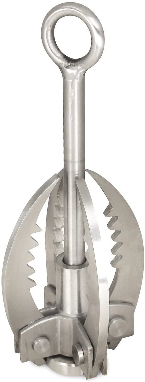 Brute Magnetics Stainless Steel Foldable Grappling Hook | Compact with Non-Slip Stainless Steel Prongs - BeesActive Australia