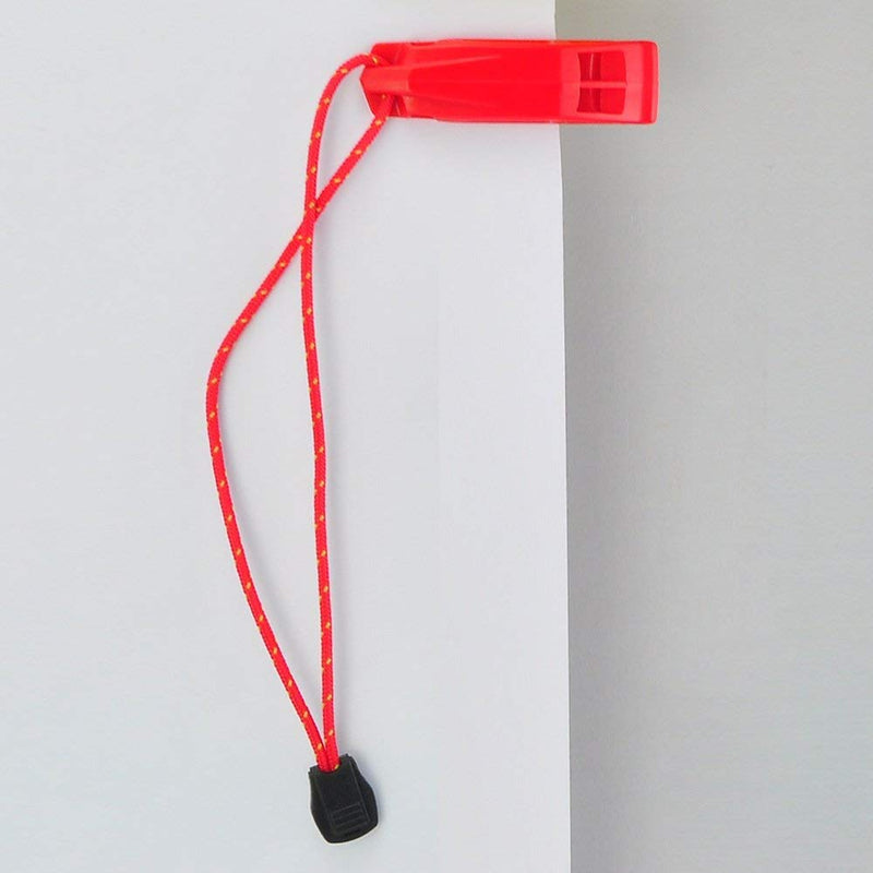 HEIMDALL Emergency Whistle with Lanyard for Safety Boating Camping Hiking Hunting Survival Rescue Signaling Red, Yellow - BeesActive Australia