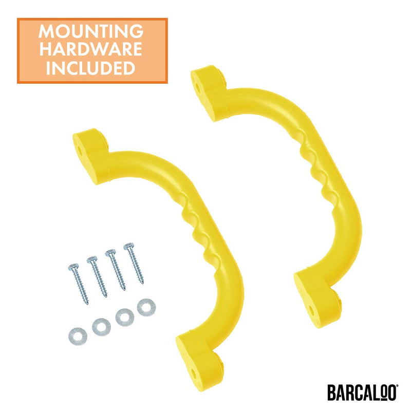 Playground Safety Handles - Yellow Grab Handle Bars for Jungle Gym 7 inch, Yellow - BeesActive Australia