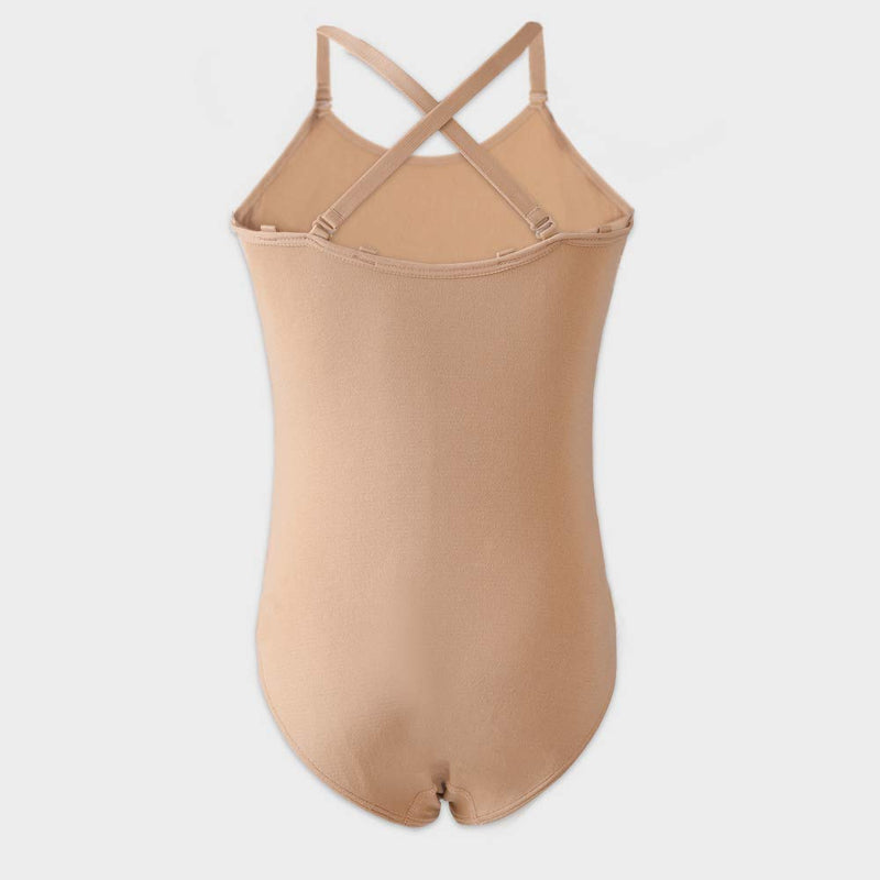 [AUSTRALIA] - STELLE Girls Nude Seamless Undergarment Camisole Leotard for Dance/Ballet/Gymnastics L (Age: 7-9Y) 