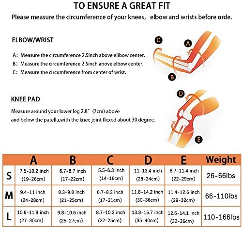Kids/Adult Knee Pads Elbow Pads Wrist Guards 6 in 1 Protective Gear Set for Skateboarding Skating Biking Roller Skate Cycling BMX Bike Scooter Riding Sports (Small) Small (26-66lbs? Black - BeesActive Australia