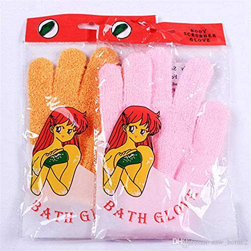 Exfoliating Double Sided Scrubber Bath Gloves Polyester Shower Gloves for Men Women Kids 5 Pair - BeesActive Australia