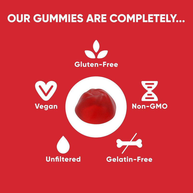 Goli Nutrition Apple Cider Vinegar Gummy Vitamins (1 Pack, 60 Count, Gelatin-Free, Gluten-Free, Vegan & Non-GMO Made with Essential Vitamins B9 & B12) - BeesActive Australia
