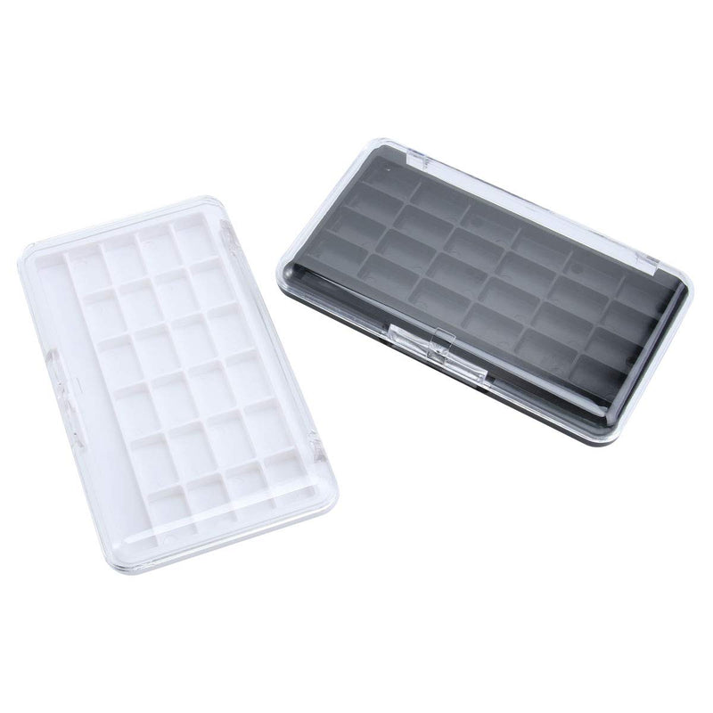 Lurrose 2PCS Empty Makeup Palette with 24 Grids for Lipstick Lip Balm Eyeshadow Blusher - BeesActive Australia