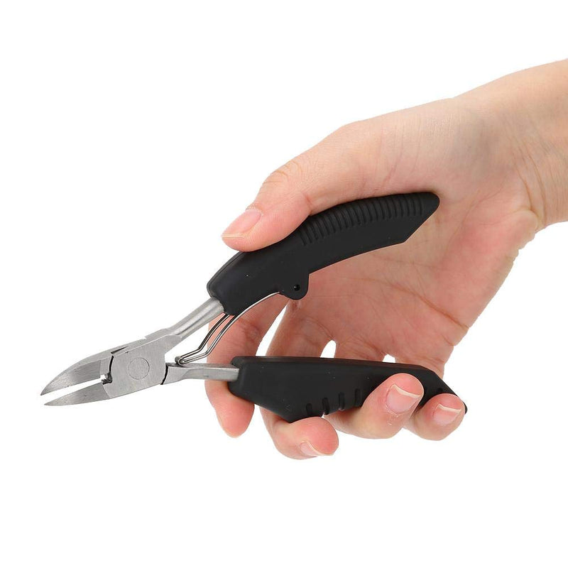 Toe Nail Pliers, Toe Nail Clipper, Hangnail Remover Pedicure Tool for Fingernails Toenails(black) - BeesActive Australia